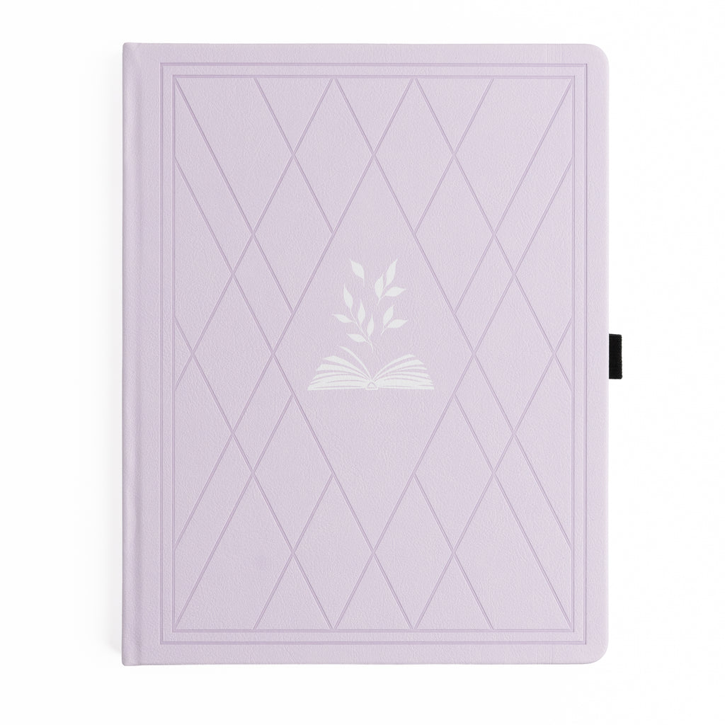 Vintage Library in Lilac: Notebook