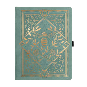 Keeper of the Bees in Soft Teal: Notebook