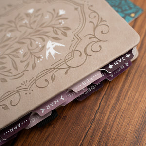 Vinyl Planner Tabs - Songbird - Archer and Olive