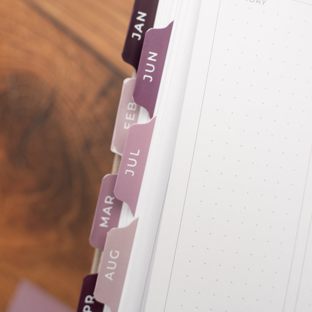 Vinyl Planner Tabs - Songbird - Archer and Olive