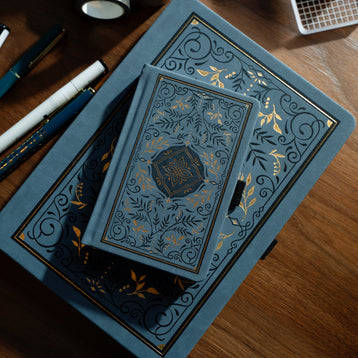 Storybook in Navy: Notebook - Archer and Olive
