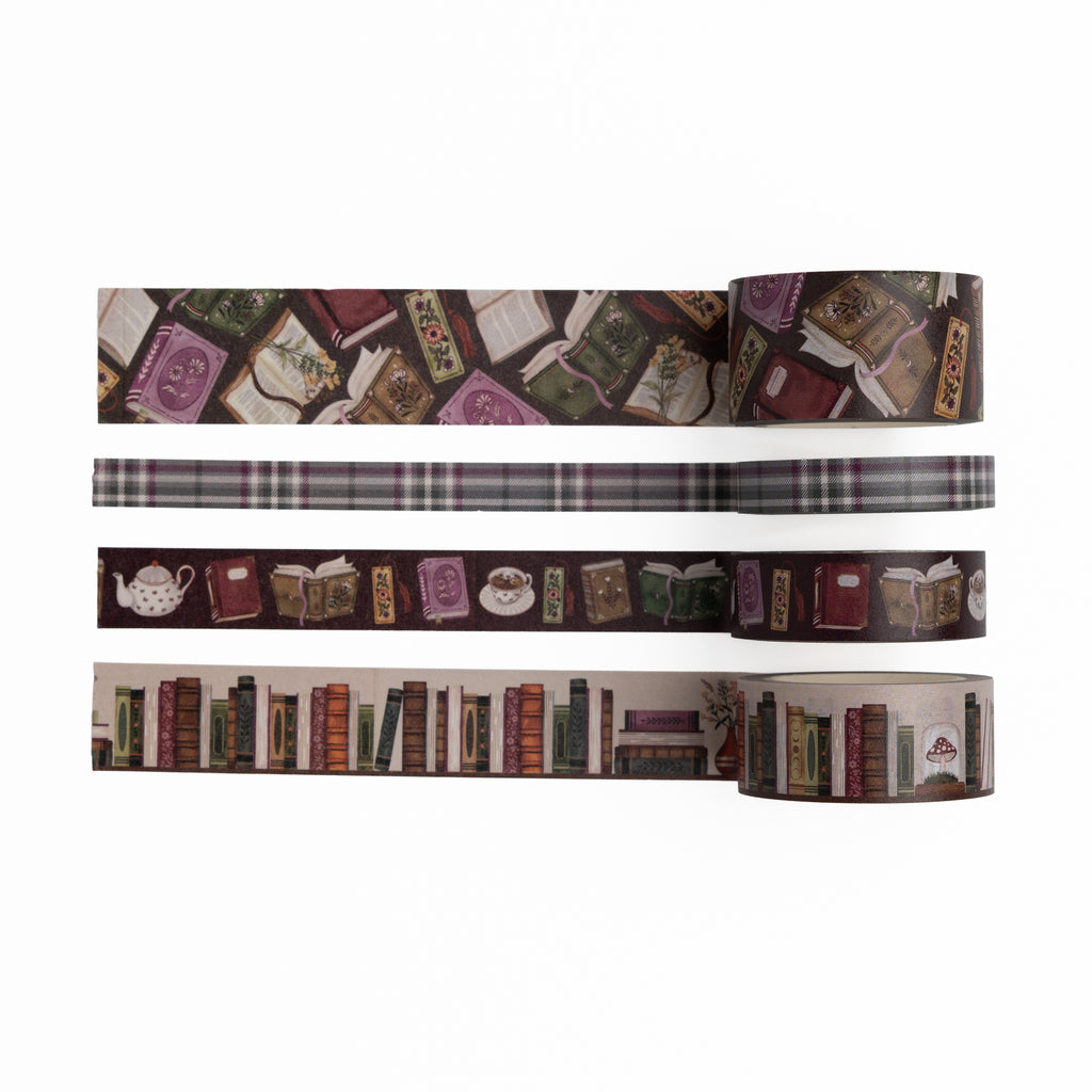 Bookshelf Washi Tape Set - Archer and Olive