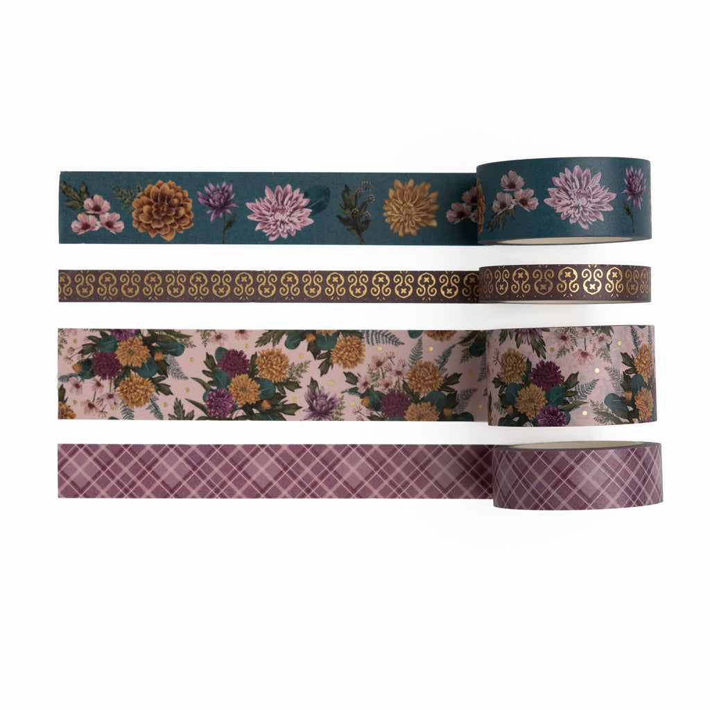 Chrysanthemum Washi Tape Set - Archer and Olive