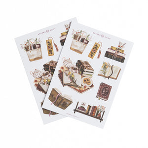 Bookshelf Sticker Set - Archer and Olive