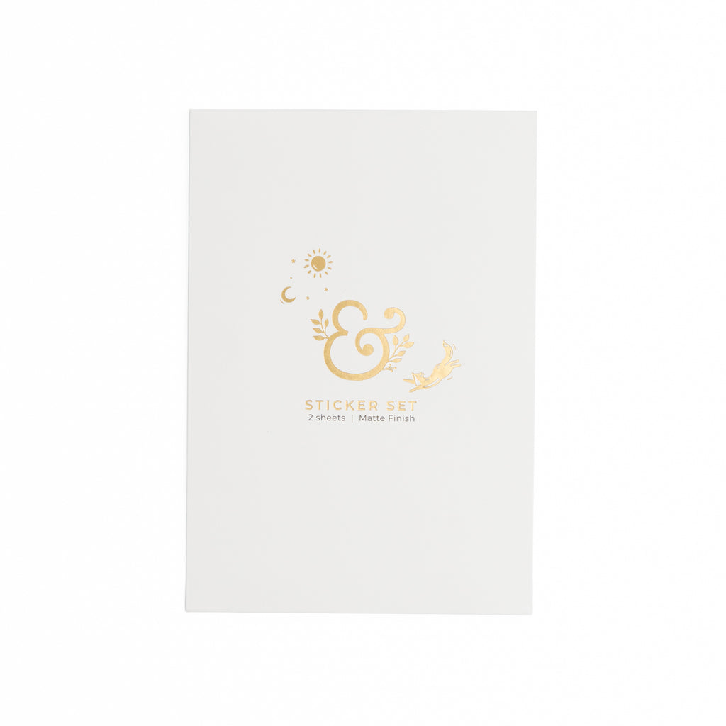 Forest Foxes Sticker Set - Archer and Olive