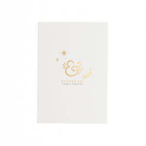 Forest Foxes Sticker Set - Archer and Olive