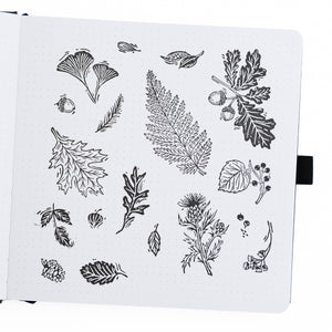 Forest Foliage Acrylic Stamps - Archer and Olive