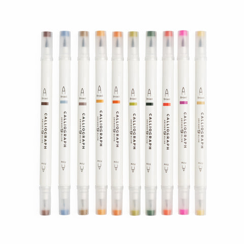 Forest Findings Calliograph Pens - Archer and Olive