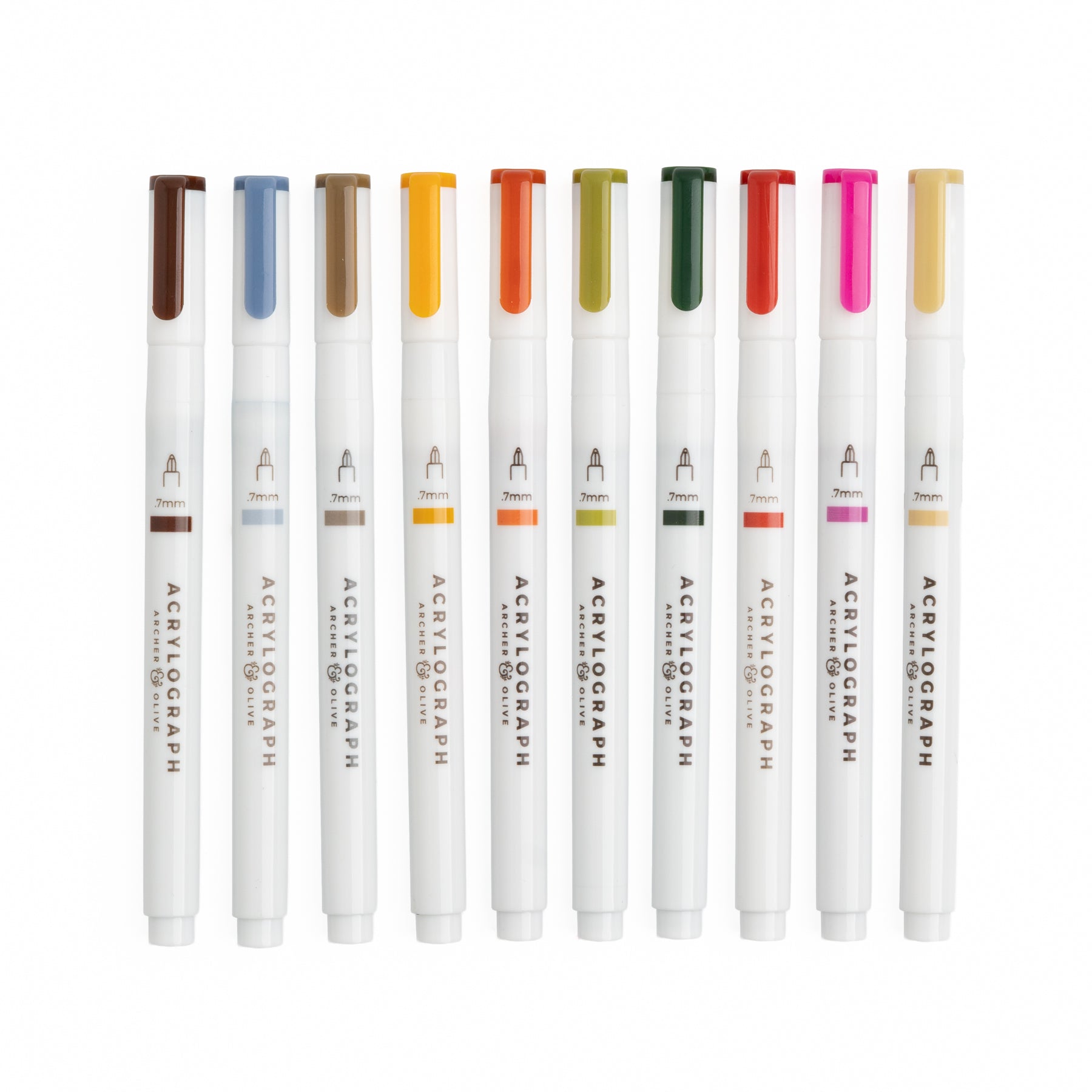 Forest Findings Acrylograph Pens - Archer and Olive