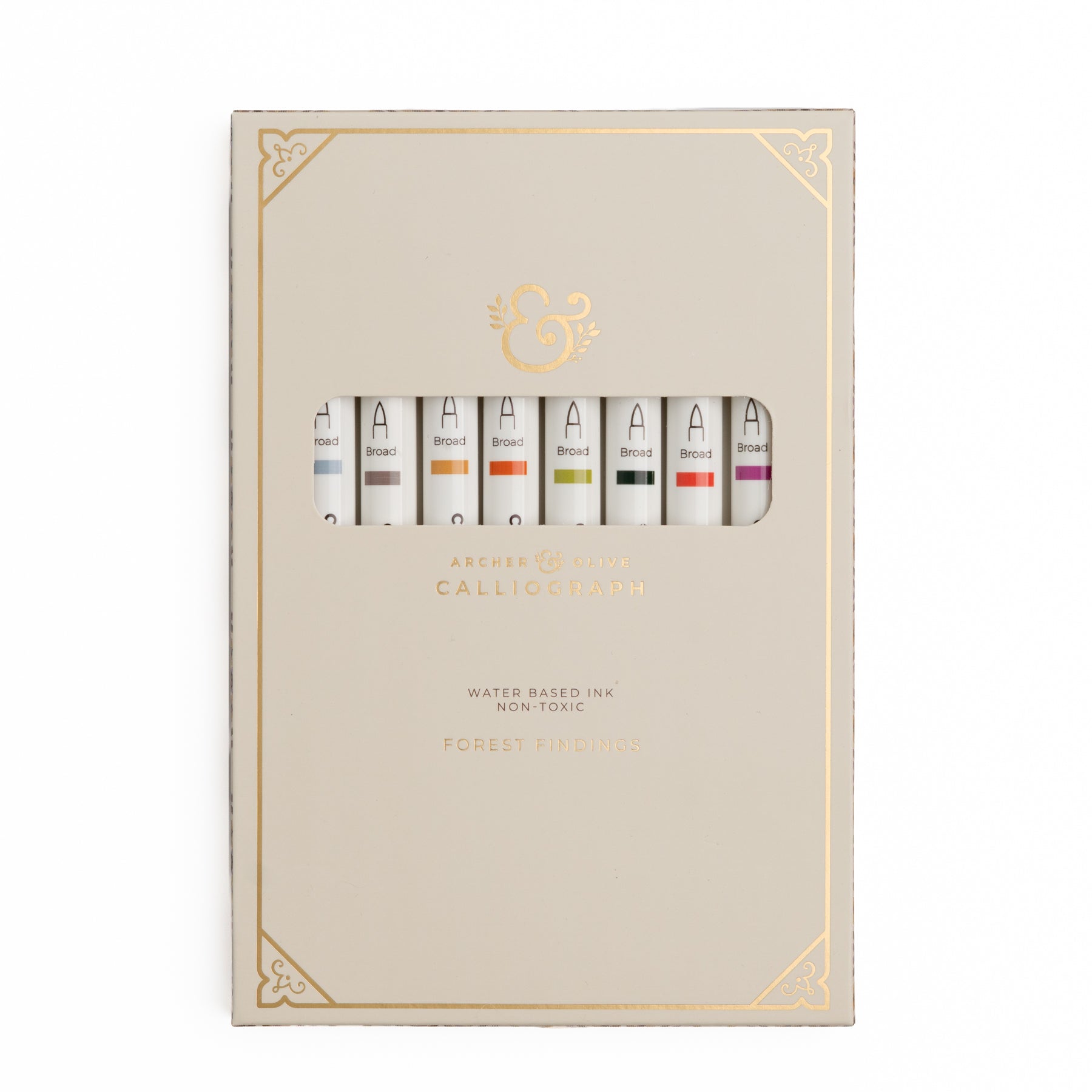 Forest Findings Calliograph Pens - Archer and Olive