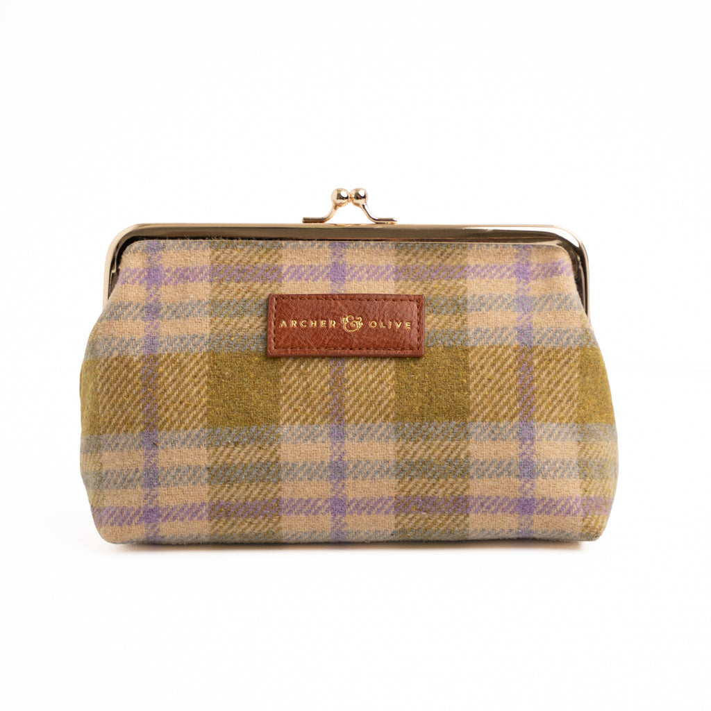 Forest Findings Plaid Kiss-Lock Pouch - Archer and Olive
