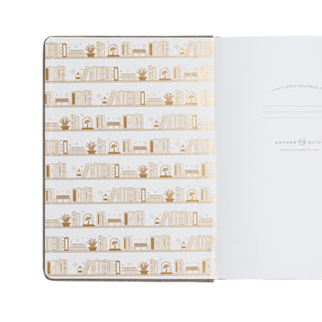 Bookshelf Dot Grid Notebook - Archer and Olive