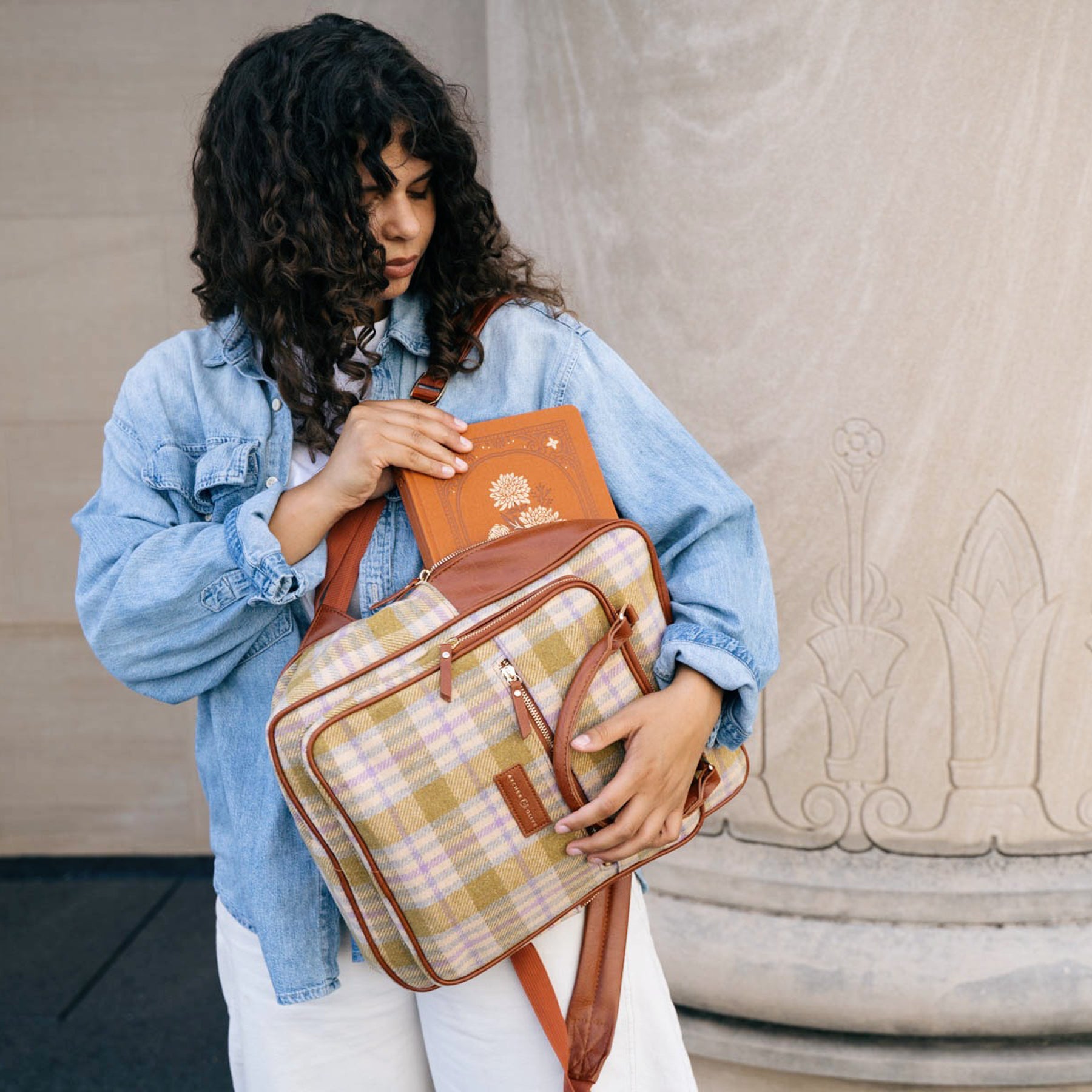 Forest Findings Plaid Backpack - Archer and Olive