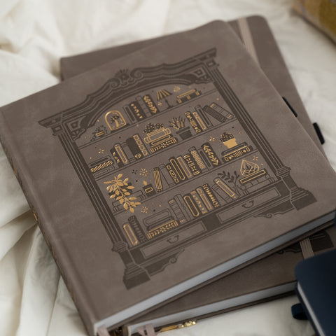 Bookshelf Dot Grid Notebook - Archer and Olive