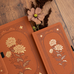 Chrysanthemum Dot Grid Notebook - Archer and Olive