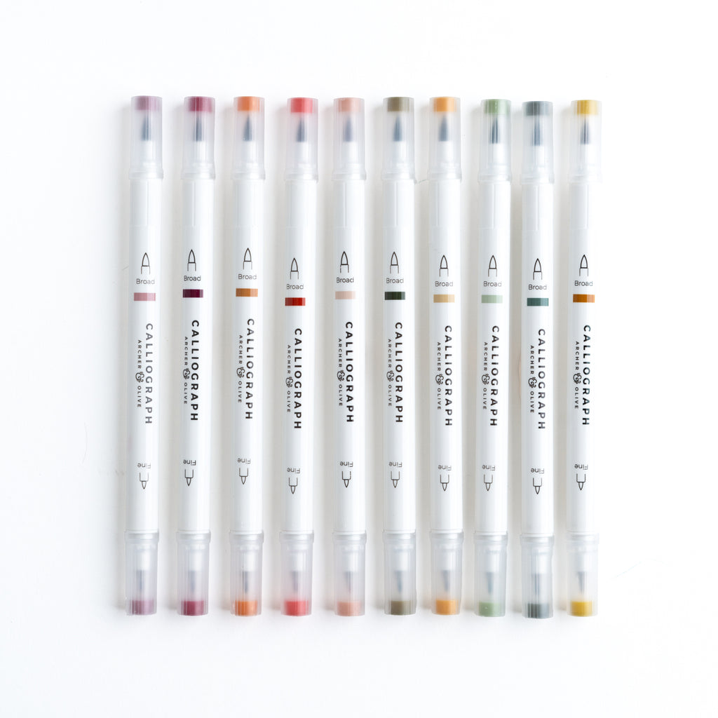 Attic Treasures Calliographs (Set of 10) - Archer and Olive