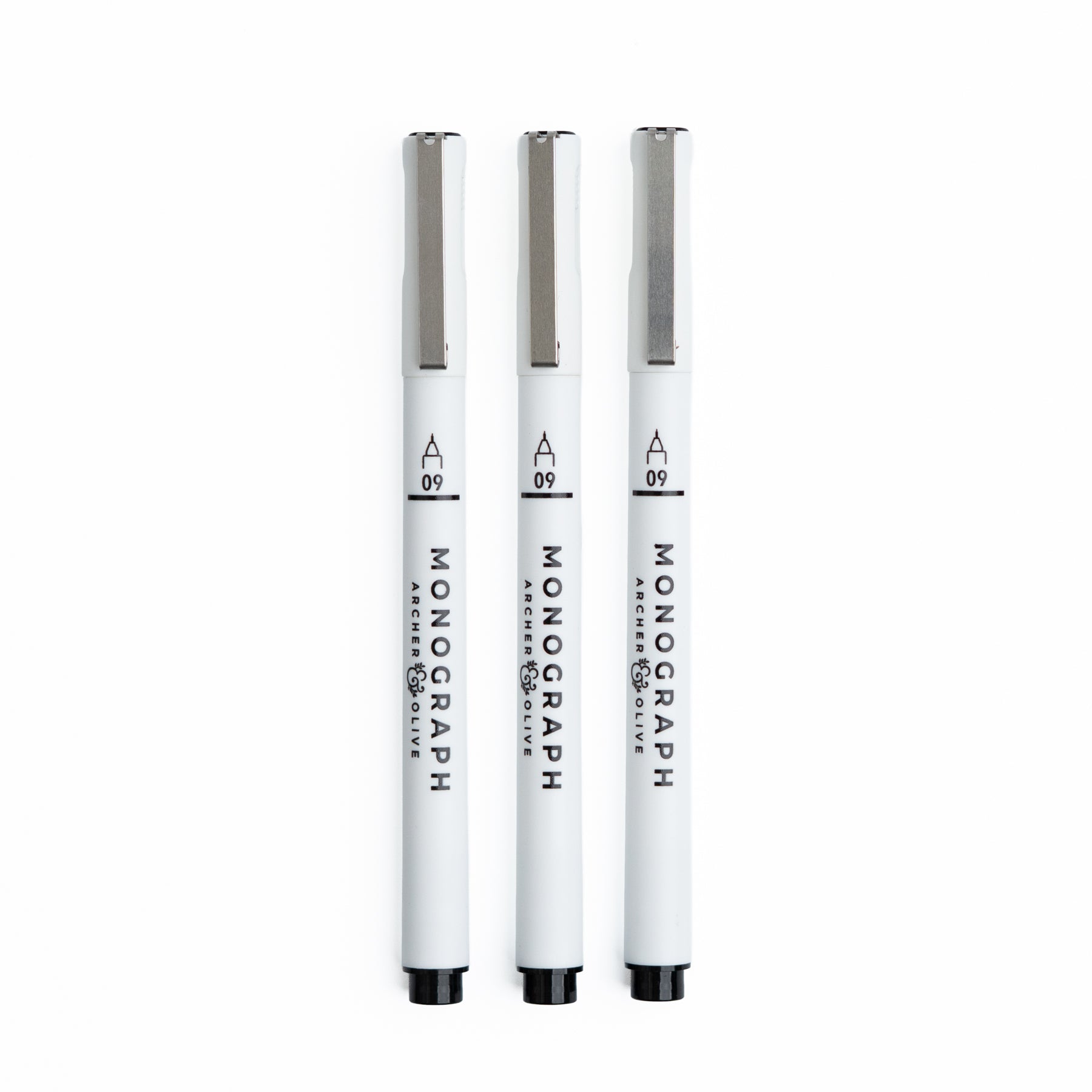 FineLinersPen Sets of 3 - Archer and Olive