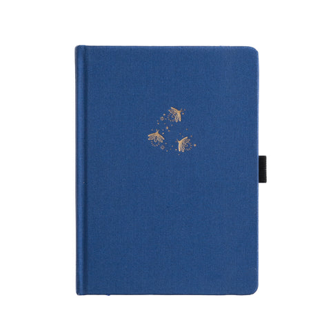 B6 Dot Grid Notebook: Firefly Night - Archer and Olive