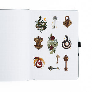 Coiled Key Sticker Set - Archer and Olive