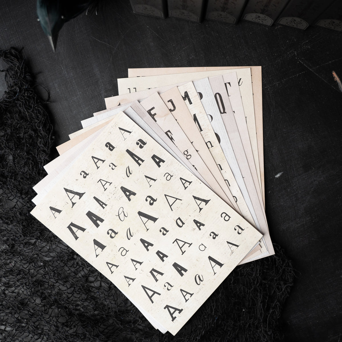 Deluxe Halloween Letter Sticker Set - Archer and Olive