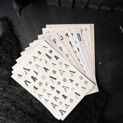 Deluxe Halloween Letter Sticker Set