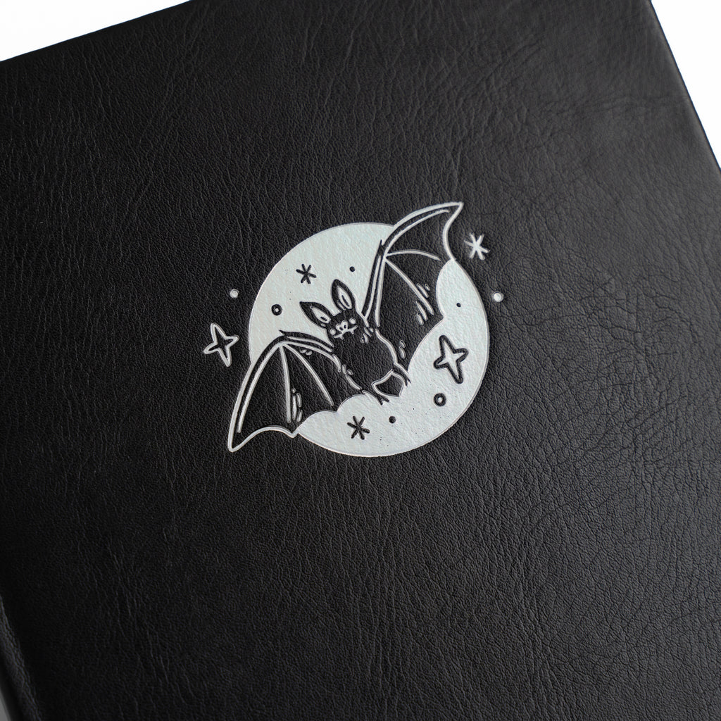 Cute Bat Dot Grid Notebook - Archer and Olive