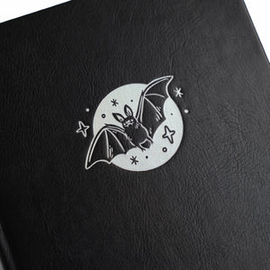 Cute Bat Dot Grid Notebook - Archer and Olive