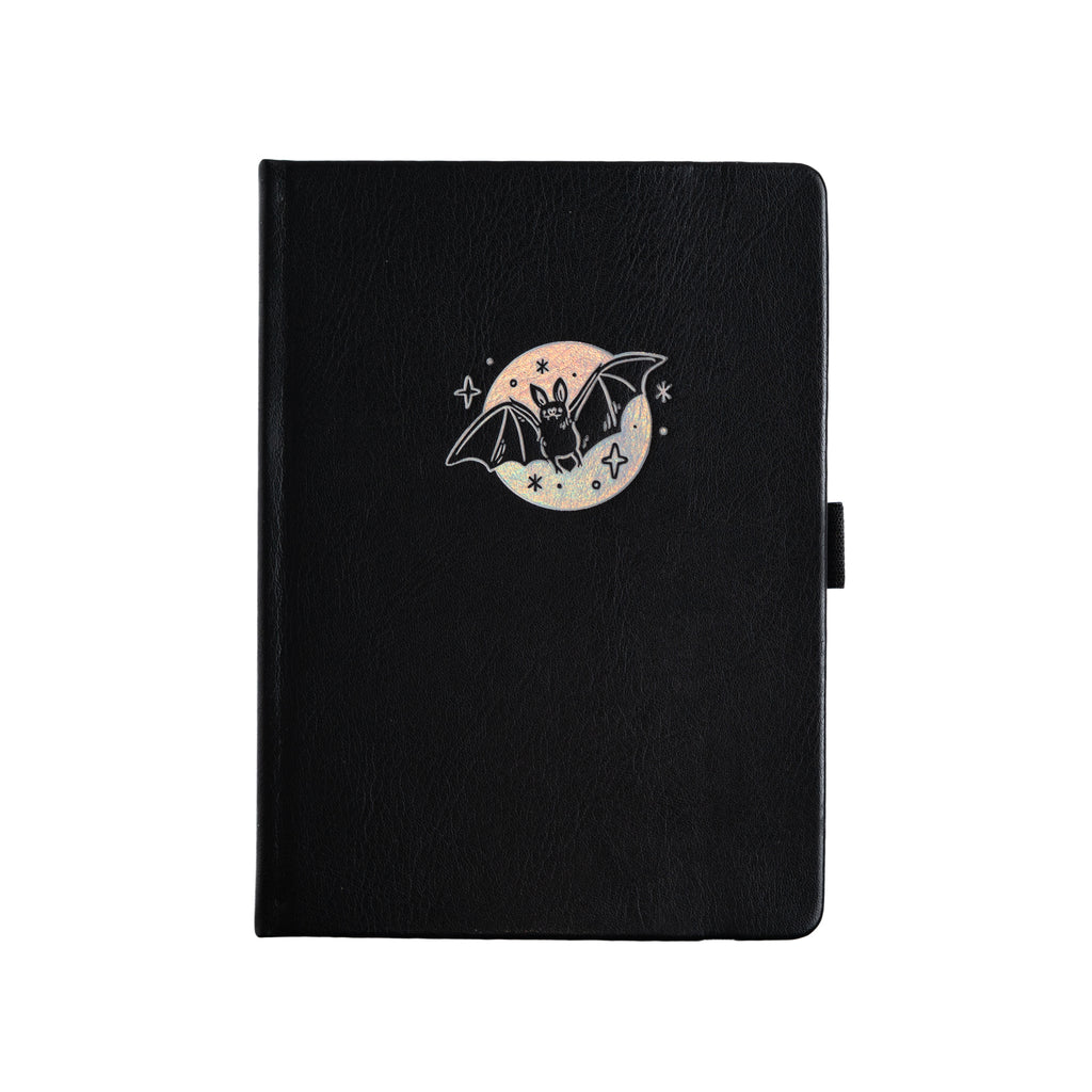 Cute Bat Dot Grid Notebook - Archer and Olive