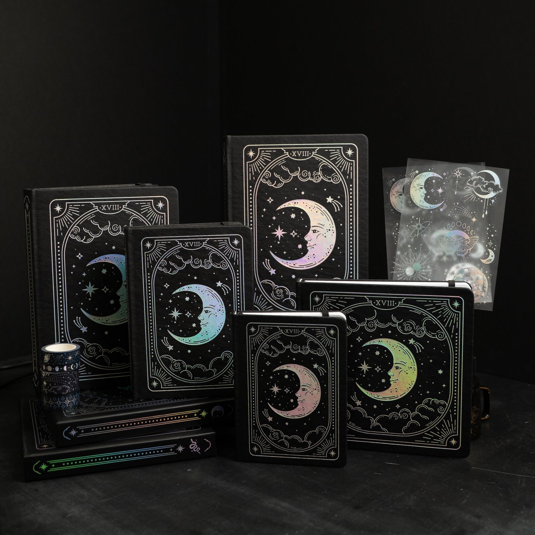 Lunar Veil Dot Grid Notebook - Archer and Olive