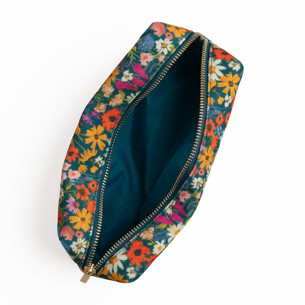 Meadow & Vine Boxy Zipper Pouch - Archer and Olive