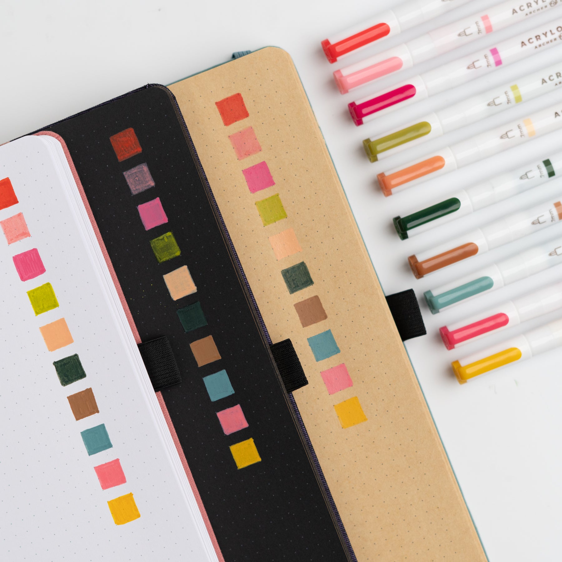Meadow & Vine Set of 10 Acrylograph Pens - Archer and Olive