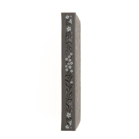 B5 Dot Grid Notebook: Midnight Floral in Gray - Archer and Olive
