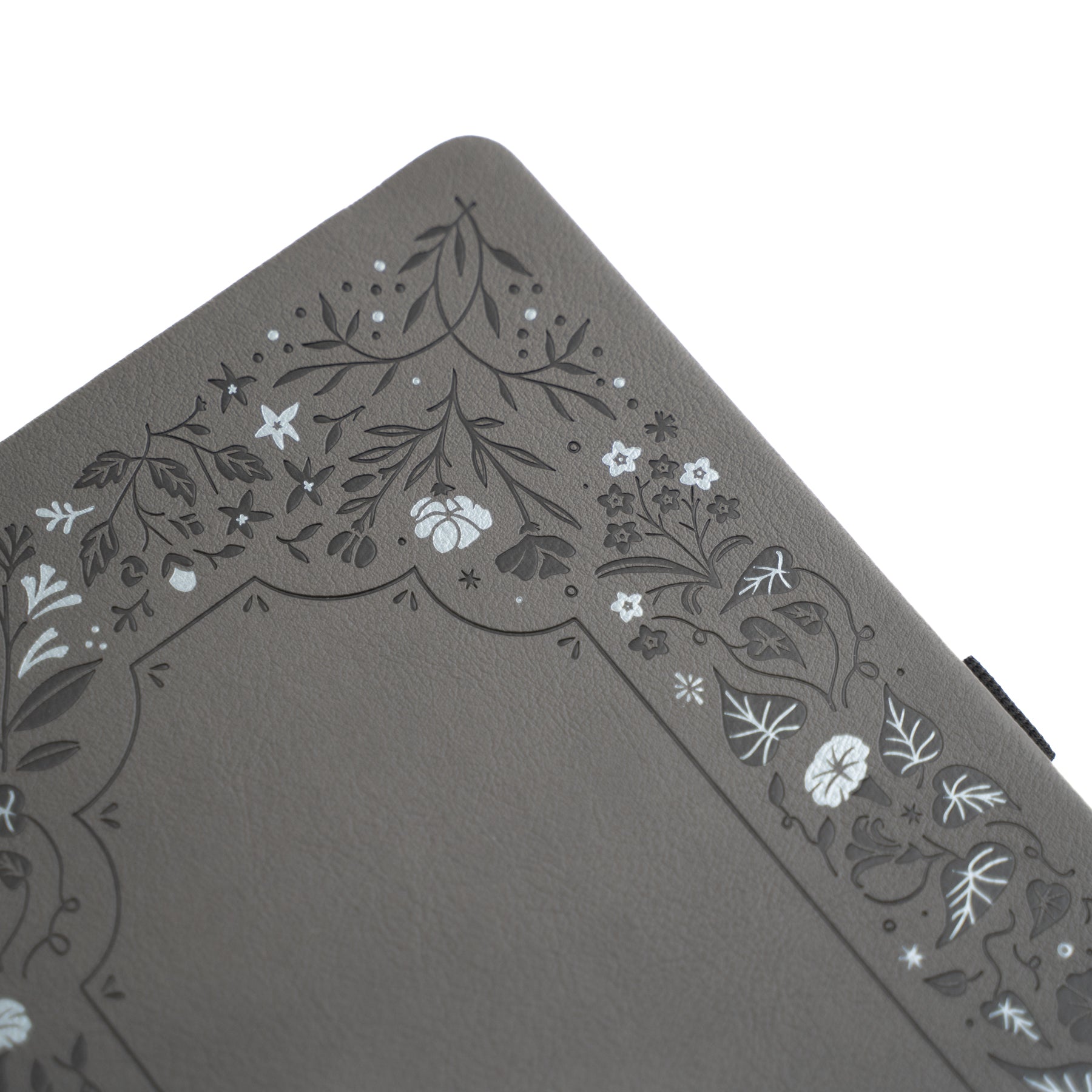 B5 Dot Grid Notebook: Midnight Floral in Gray - Archer and Olive