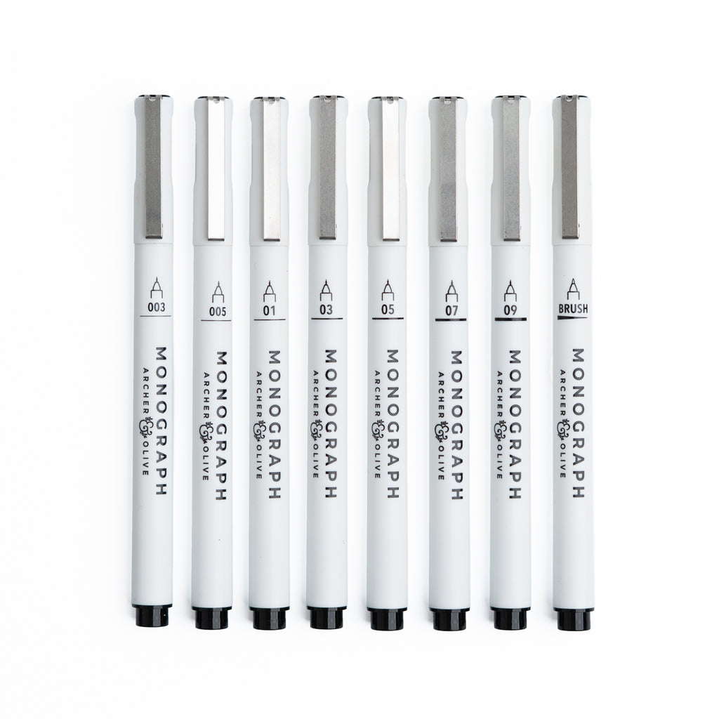 Monograph Studio Set of 8 - Archer and Olive