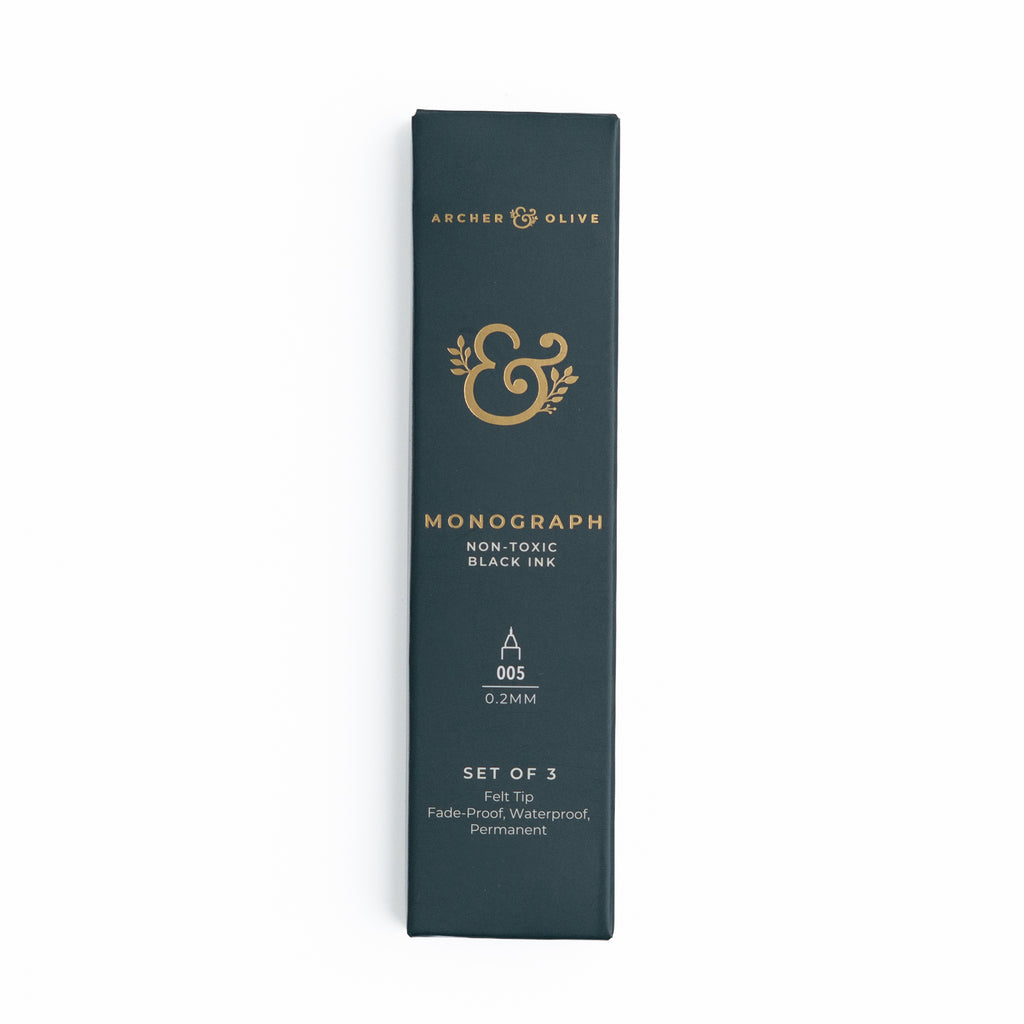 Monograph Pen Sets - Archer and Olive