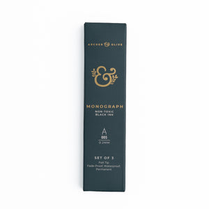 Monograph Pen Sets - Archer and Olive
