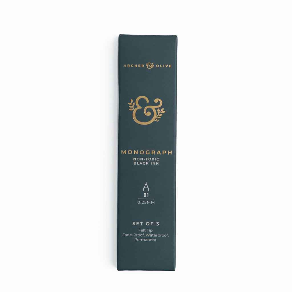 Monograph Pen Sets - Archer and Olive