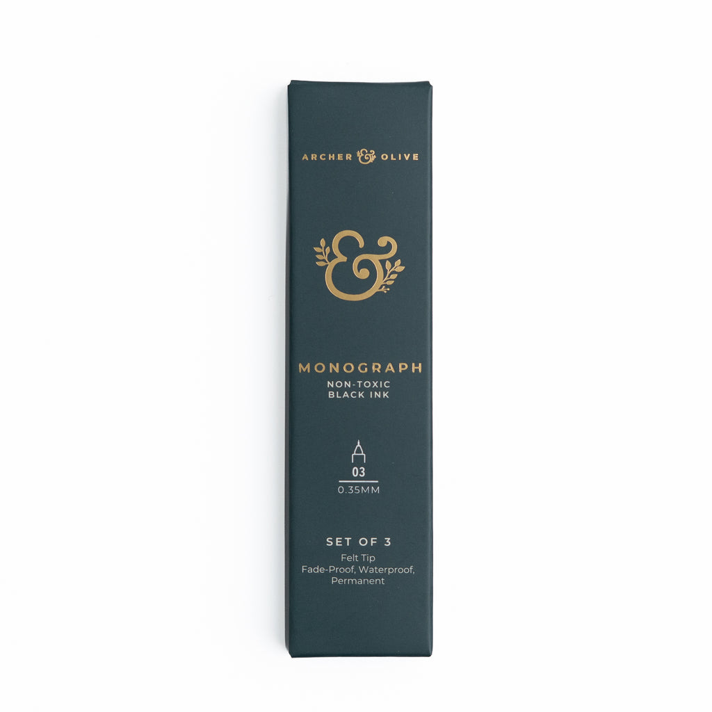 Monograph Pen Sets - Archer and Olive