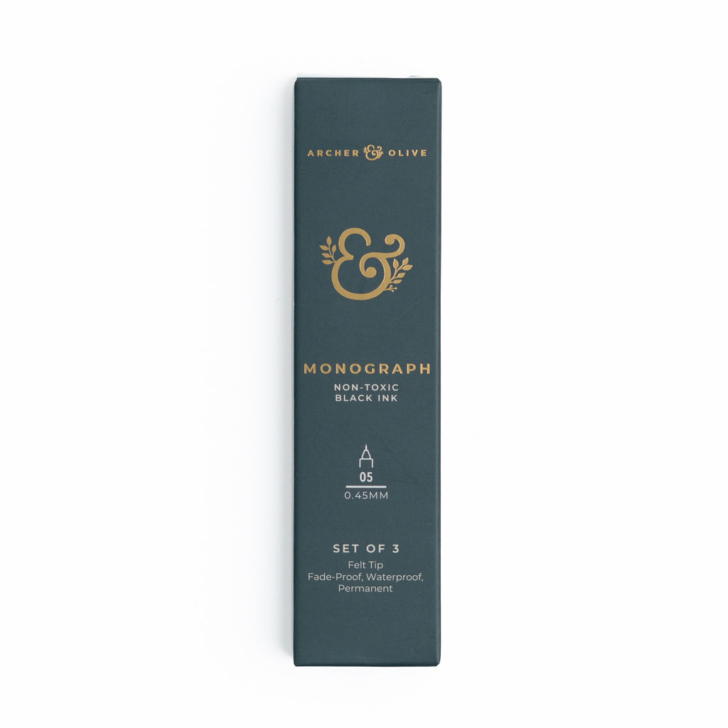Monograph Pen Sets - Archer and Olive