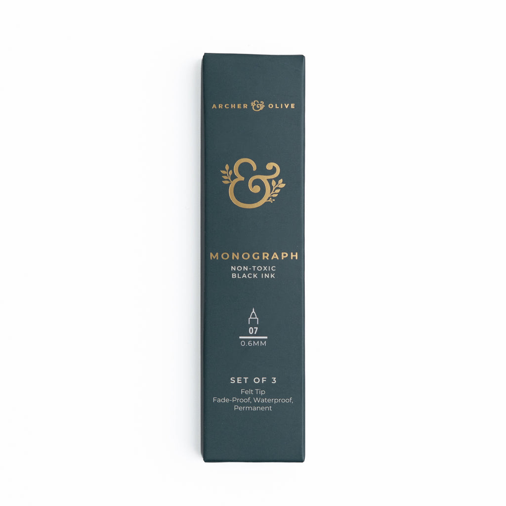 Monograph Pen Sets - Archer and Olive
