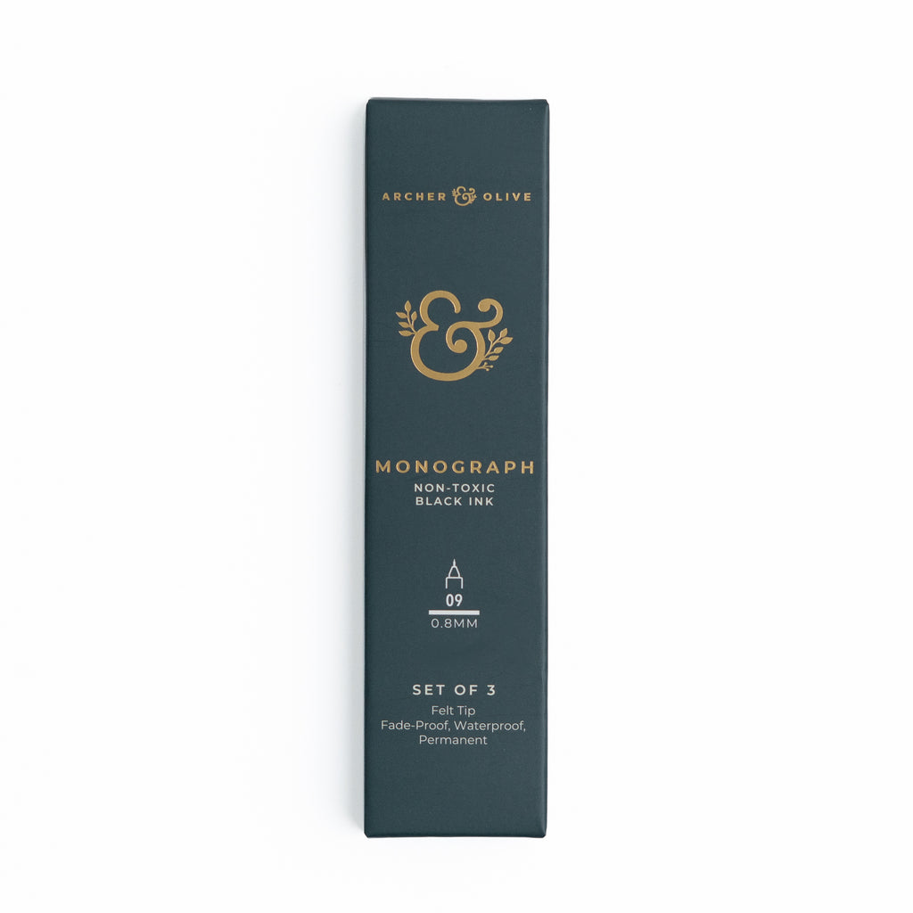 Monograph Pen Sets - Archer and Olive