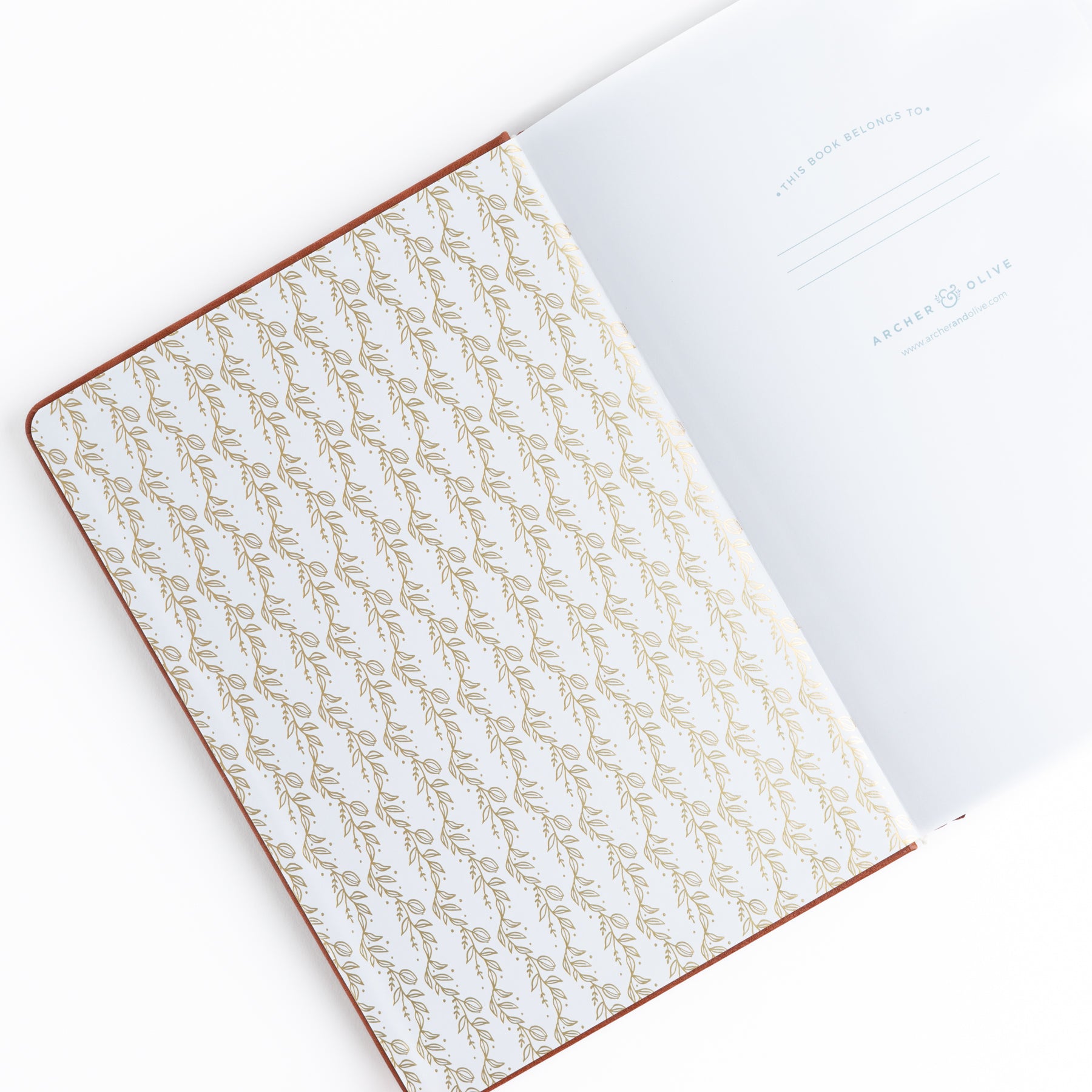 A5 Minimal Floral: Dot Grid Notebook