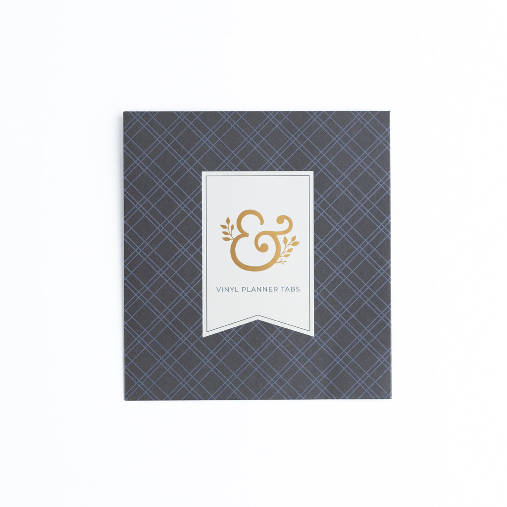 Vinyl Planner Tabs - Blues & Greens - Archer and Olive