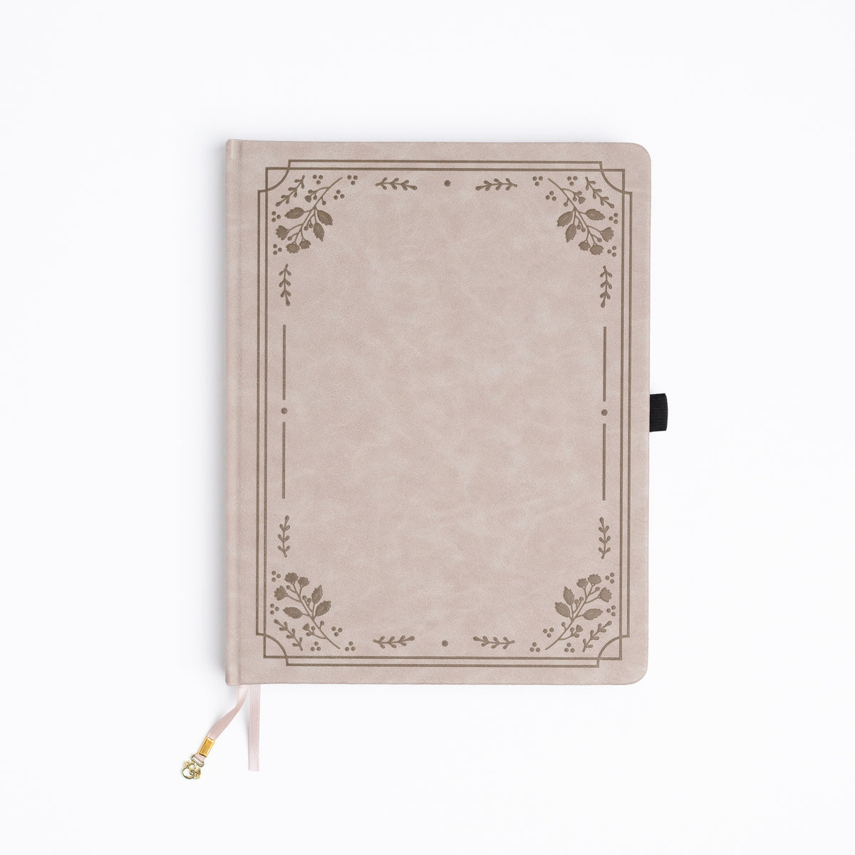 PREORDER: A5 Warm Gray Florals Dot Grid Notebook - Archer and Olive