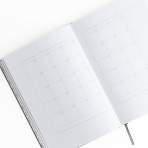 A5 Minimal Floral Undated Planner - Archer and Olive
