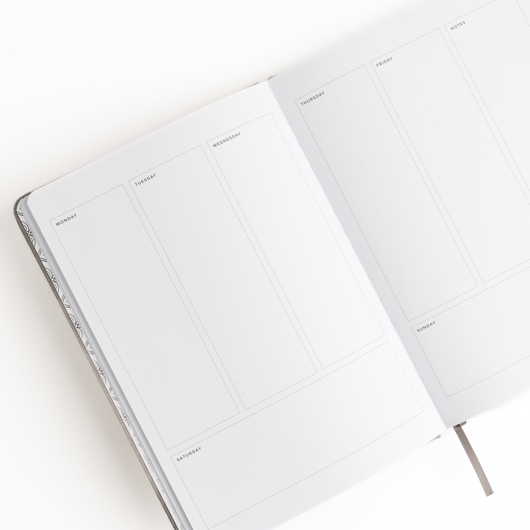 A5 Minimal Floral Undated Planner - Archer and Olive