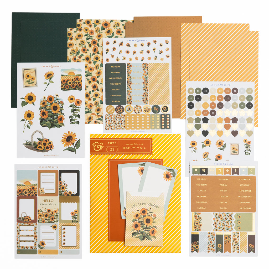 Sunflower Field Kit - Archer and Olive