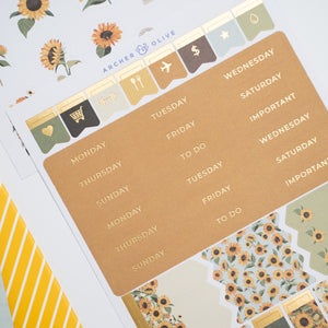 Sunflower Field Kit - Archer and Olive