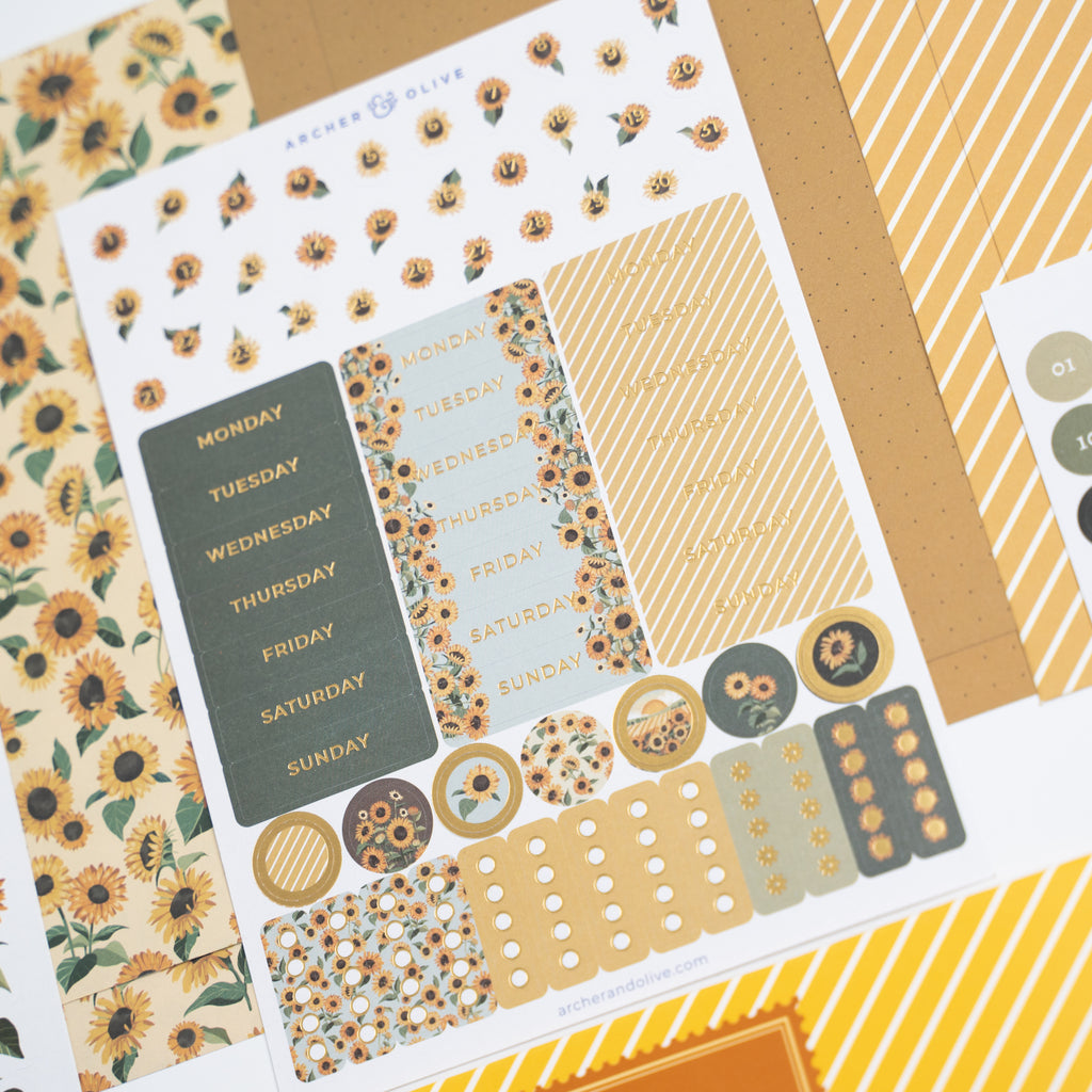 Sunflower Field Kit - Archer and Olive