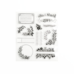 Signature Floral Acrylic Stamps - Archer and Olive